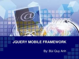 jquery mobile framework