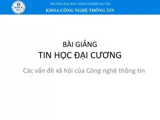 b i gi ng tin h c i c ng