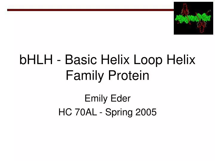 bhlh basic helix loop helix family protein