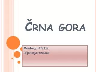 rna gora