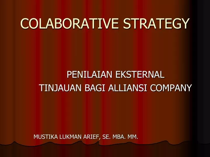 colaborative strategy