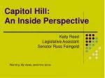 Capitol Hill: An Inside Perspective