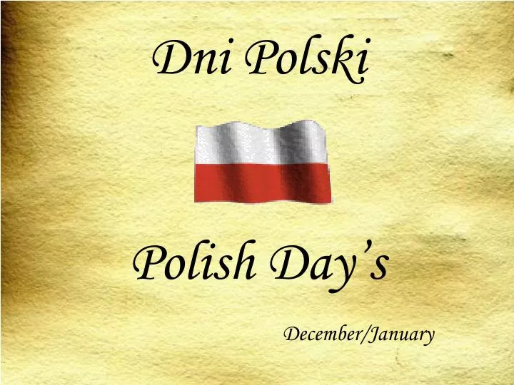 dni polski polish day s