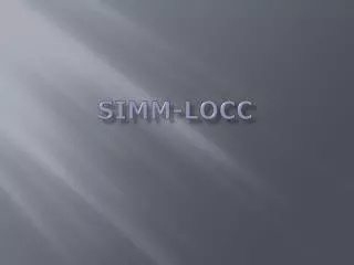 simm locc