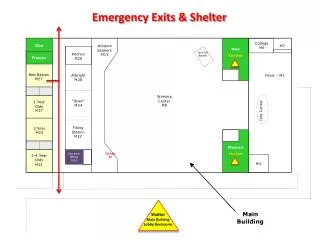 Emergency Exits &amp; Shelter