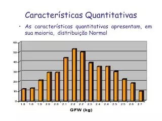caracter sticas quantitativas