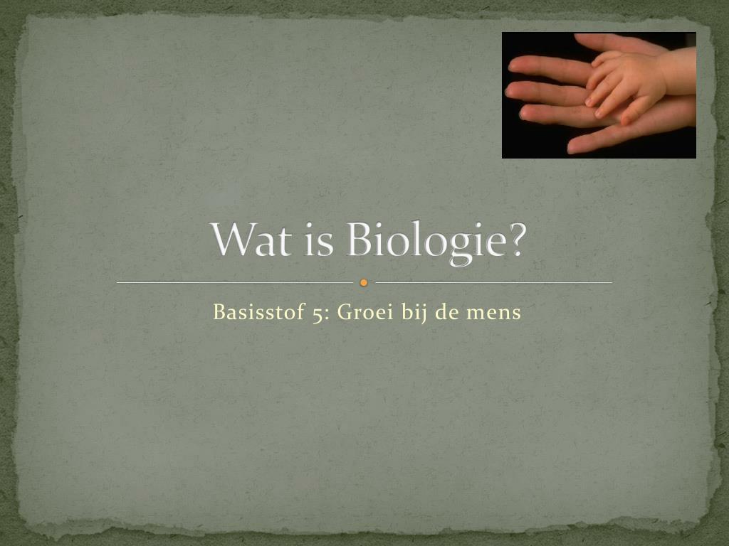 PPT - Wat is Biologie? PowerPoint Presentation, free download - ID:4207945