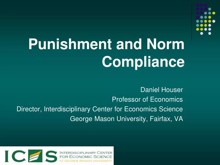 punishment and norm compliance