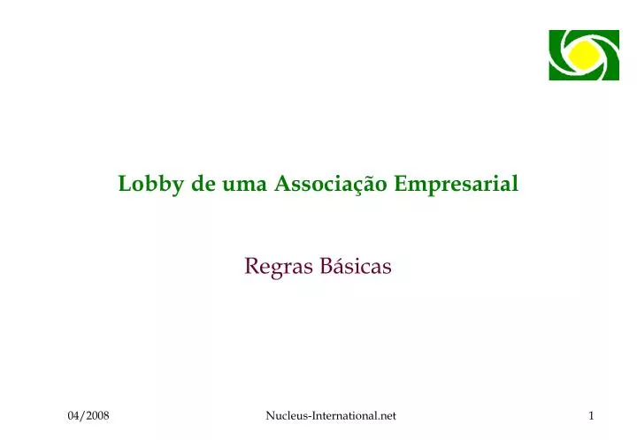 lobby de uma associa o empresarial