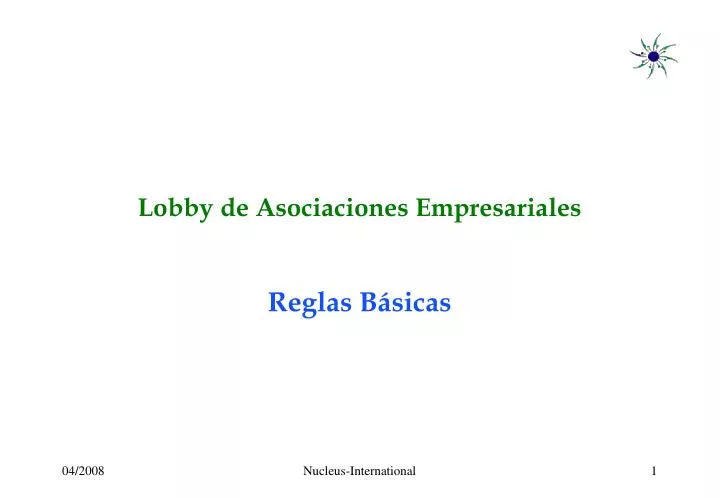 lobby de asociaciones empresariales