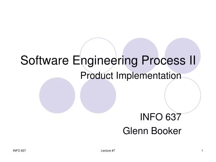software engineering process ii