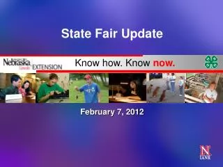 State Fair Update