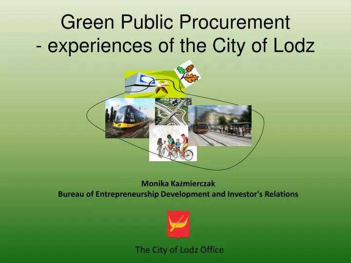 green public procurement experiences of the city of lodz