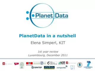 PlanetData in a nutshell