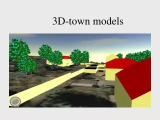 3D-town models
