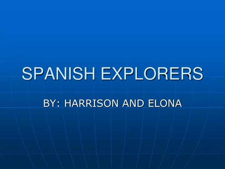 spanish explorers