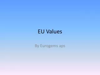 EU Values