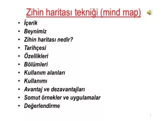 zihin haritas tekni i mind map
