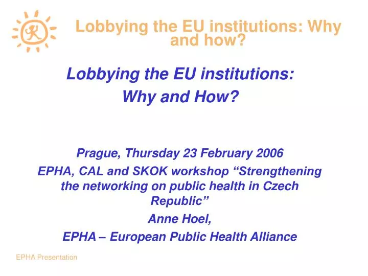 lobbying the eu institutions why and how