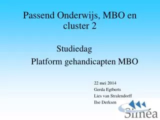 passend onderwijs mbo en cluster 2