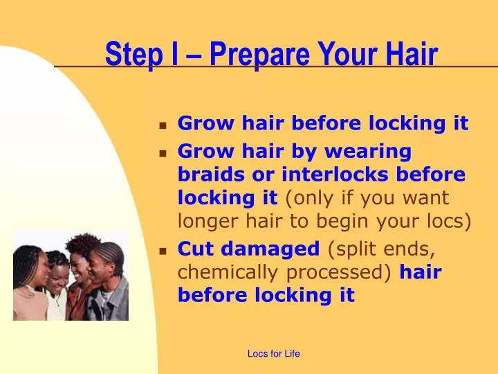 step i prepare your hair