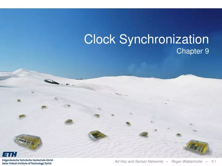 clock synchronization chapter 9