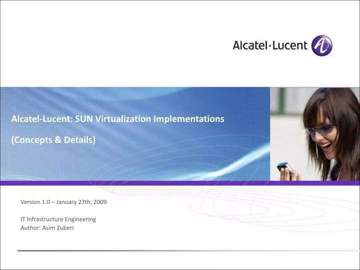 alcatel lucent sun virtualization implementations concepts details