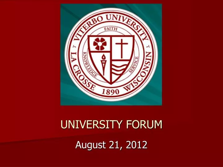 university forum