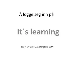 logge seg inn p