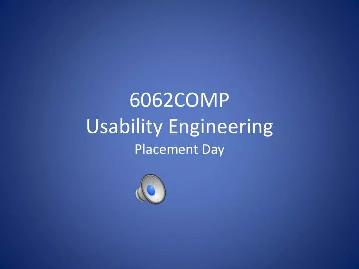 6062comp usability engineering