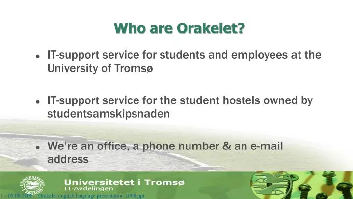 who are orakelet