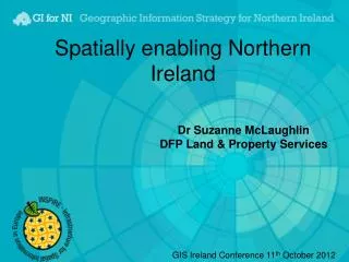 Spatially enabling Northern Ireland