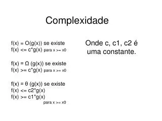 complexidade