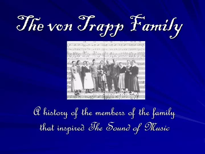 the von trapp family
