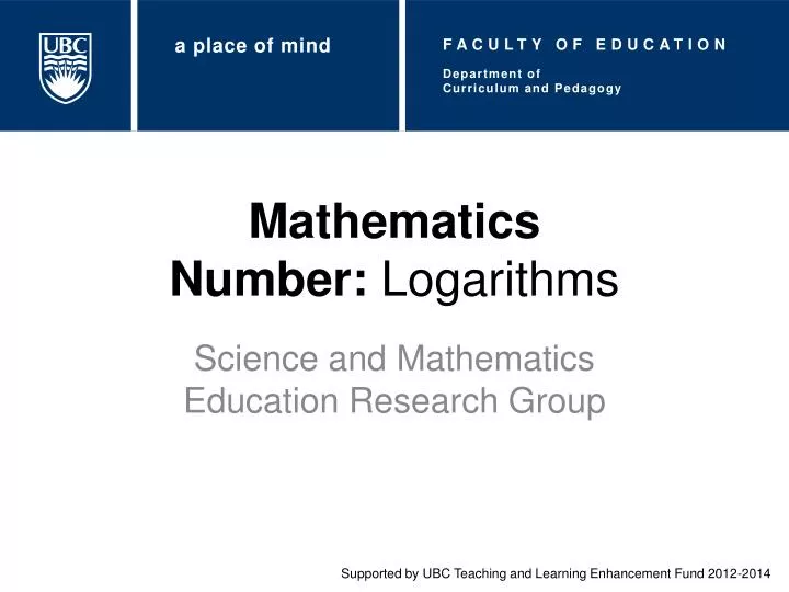 mathematics number logarithms