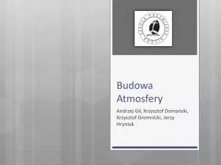 budowa atmosfery