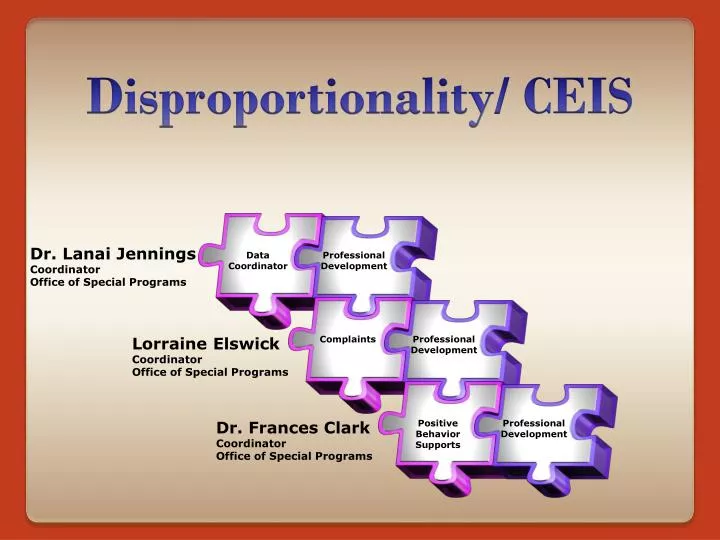 disproportionality ceis