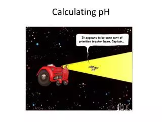 Calculating pH