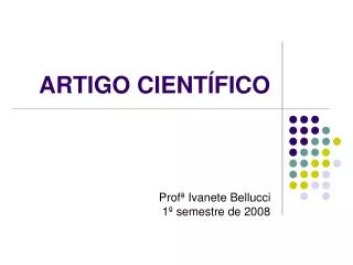 artigo cient fico