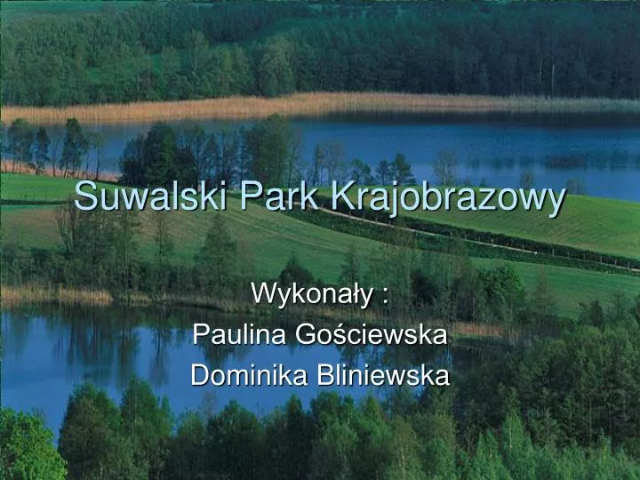 suwalski park krajobrazowy