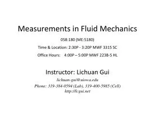 Instructor: Lichuan Gui lichuan-gui@uiowa