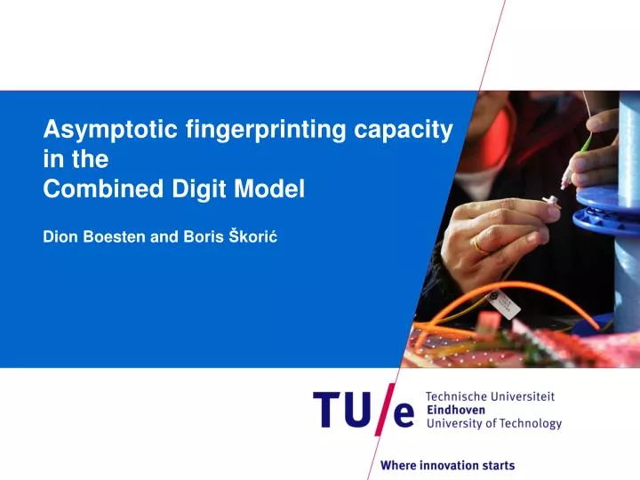 asymptotic fingerprinting capacity in the combined digit model
