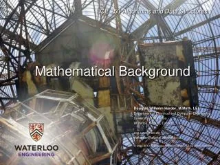 Mathematical Background