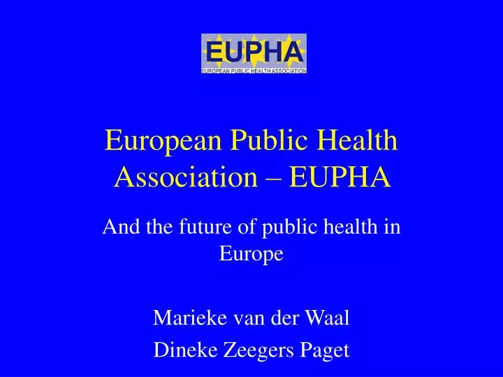 european public health association eupha