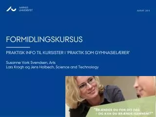 formidlingskursus