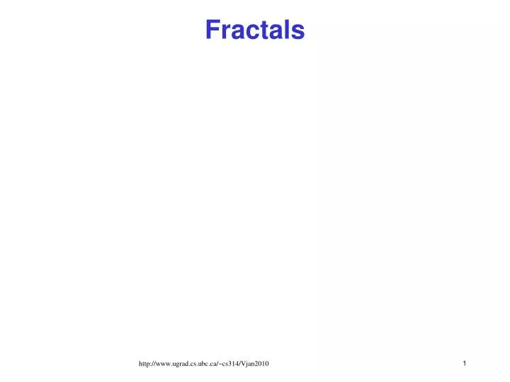 fractals