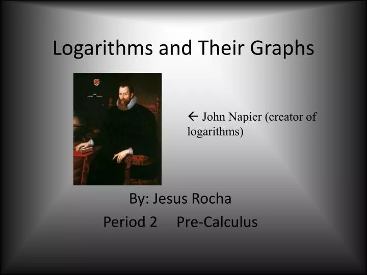 logarithms and their graphs