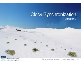 Clock Synchronization Chapter 8