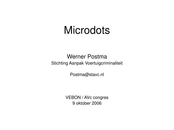 microdots