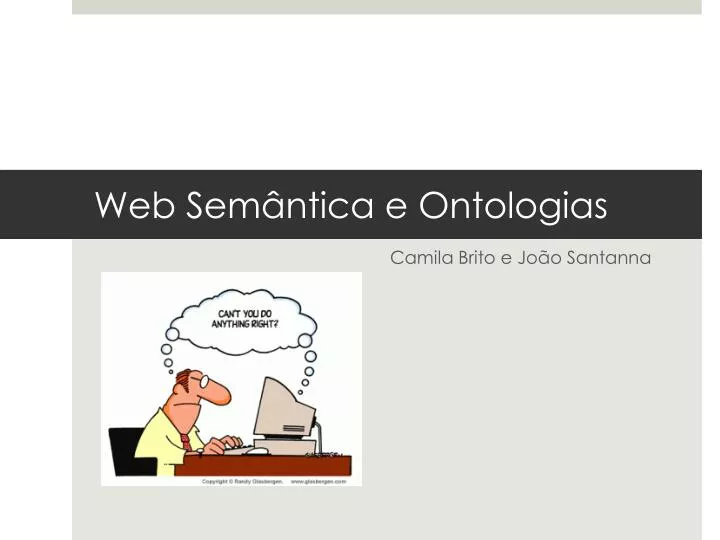 web sem ntica e ontologias